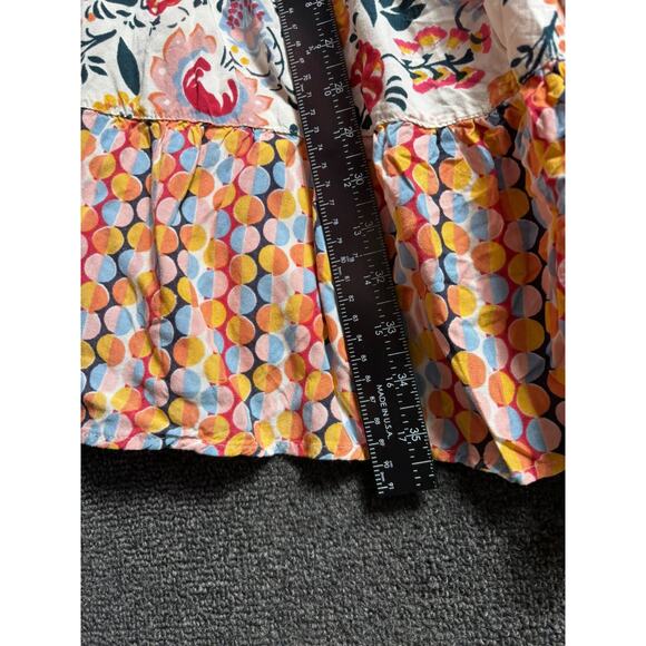 Angie Tiered Boho Floral Dress Women's Size XL Fun Colorful Print Sleeveless - Picture 6 of 6